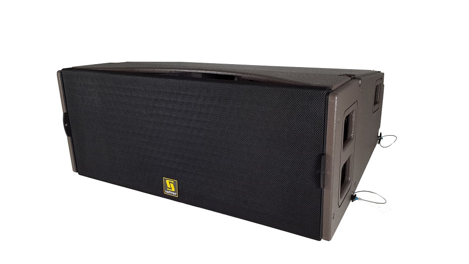 KUDO Tri Way Dual 12 inch Pro Audio Line Array Speaker Box