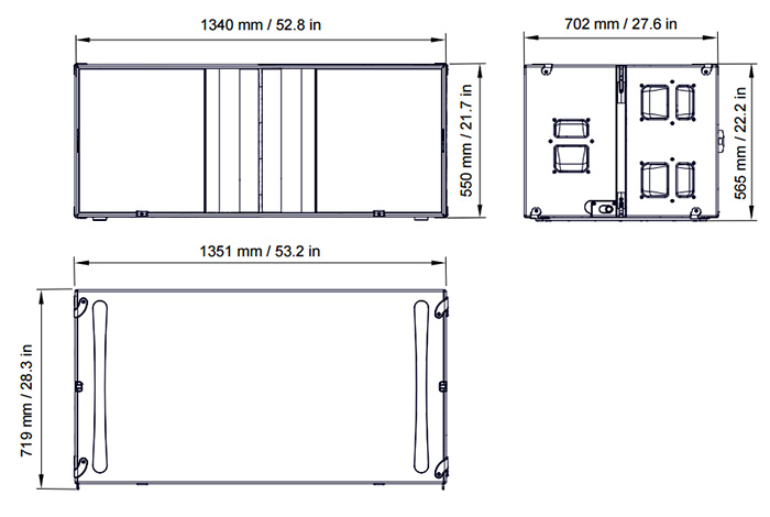 KS28 2x18 Inch Weather-Resistant 3200W High-Power Subwoofer Box - Buy ...