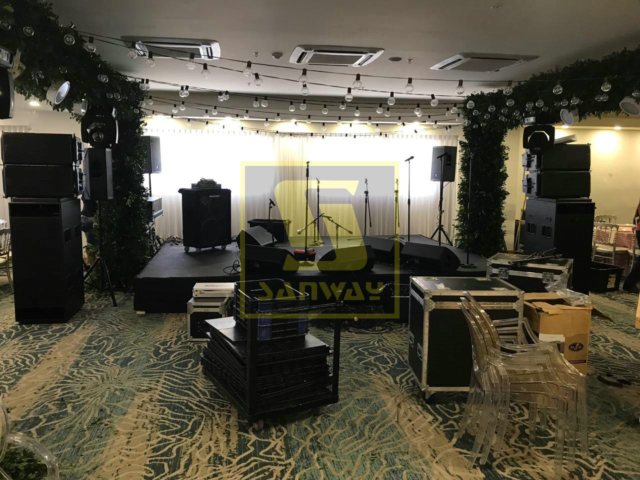 Sanway GEO S1210 Line Array and RS18 Subwoofer Supplied the 500 People ...