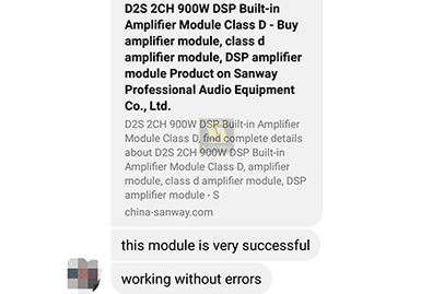 D2S Powered Amplifier Module