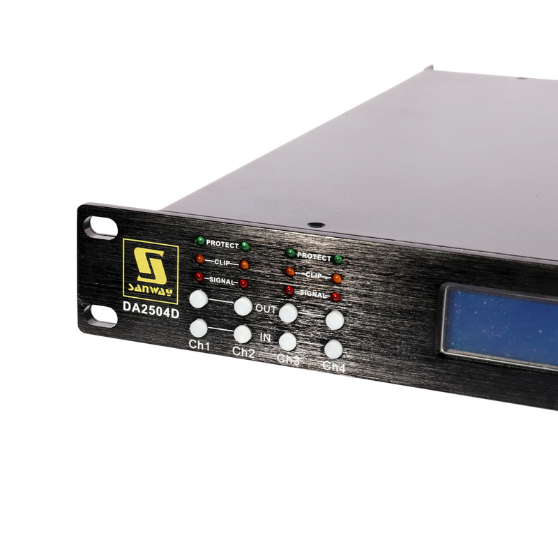 DA2504D 1U 4 Channel Class D Digital DSP Power Amplifier for Home